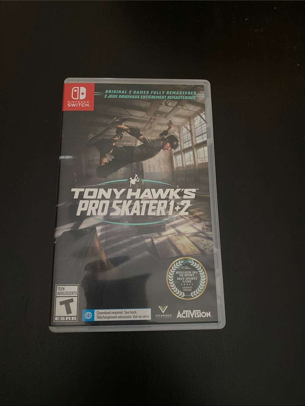 Nintendo Tony Hawk's Pro Skater 1+2 (Black, Red)